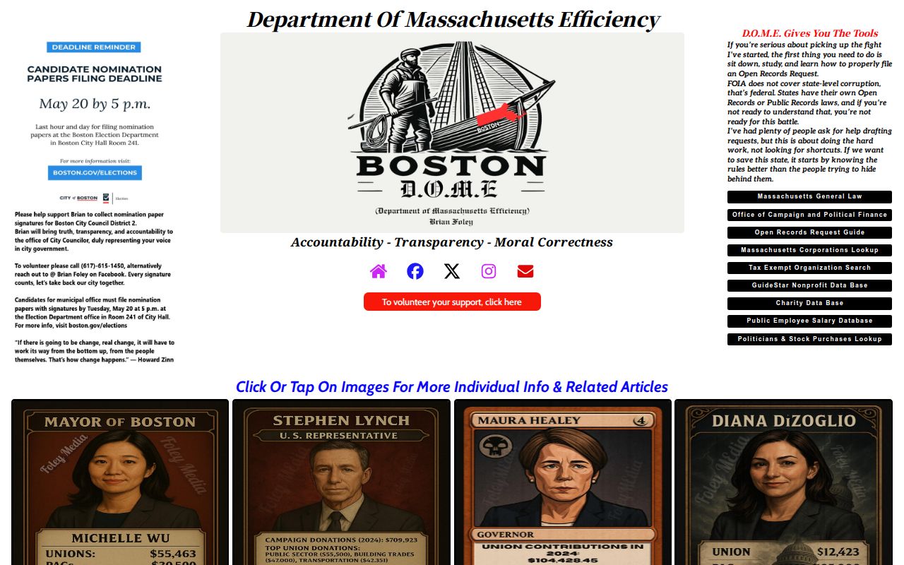 Department Of Massachusetts Efficiency